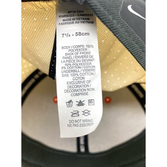 Lot of 2 Nike Mens Princeton Tigers Hat True Dri Fit Fitted Size 7 1/4 EUC - Picture 11 of 12